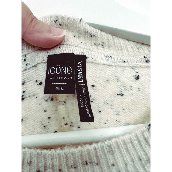 ICÔNE  |  Short puff-sleeve sweater - Picture 4 of 8